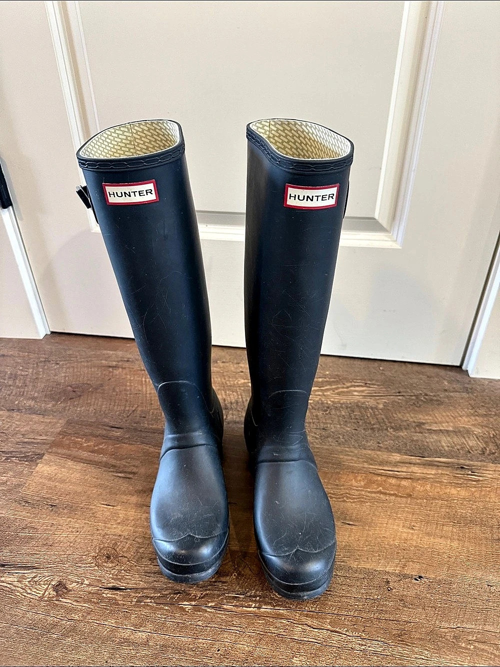Hunter Original Tall Rain Boots Grey US  7/8 EU 39 UK 6